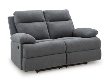 Side-Swipe Reclining Loveseat - Theo's Factory Direct Mattress & Furniture (Columbus, OH)