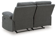 Side-Swipe Reclining Loveseat - Theo's Factory Direct Mattress & Furniture (Columbus, OH)