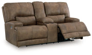 Beckley Place Power Reclining Loveseat with Console - Theo's Factory Direct Mattress & Furniture (Columbus, OH)