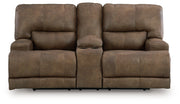 Beckley Place Power Reclining Loveseat with Console - Theo's Factory Direct Mattress & Furniture (Columbus, OH)