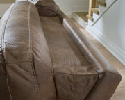 Beckley Place Power Reclining Loveseat with Console - Theo's Factory Direct Mattress & Furniture (Columbus, OH)