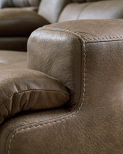 Beckley Place Power Reclining Loveseat with Console - Theo's Factory Direct Mattress & Furniture (Columbus, OH)