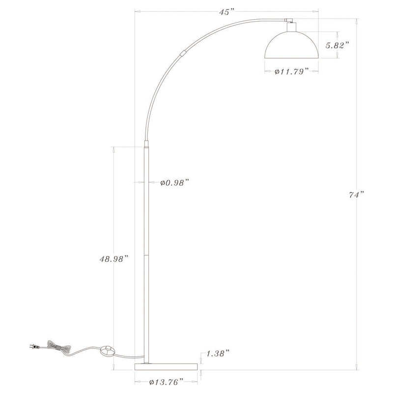 Gloria Floor Lamp - Theo's Factory Direct Mattress & Furniture (Columbus, OH)