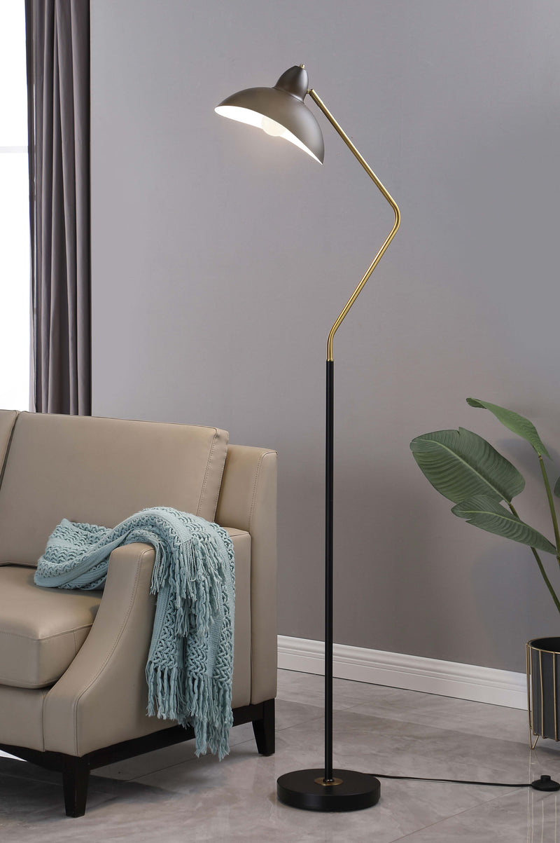 Lucien Floor Lamp Black - Theo's Factory Direct Mattress & Furniture (Columbus, OH)