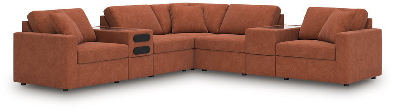 Modmax Balanced Sectional with Audio and Storage Consoles - Theo's Factory Direct Mattress & Furniture (Columbus, OH)
