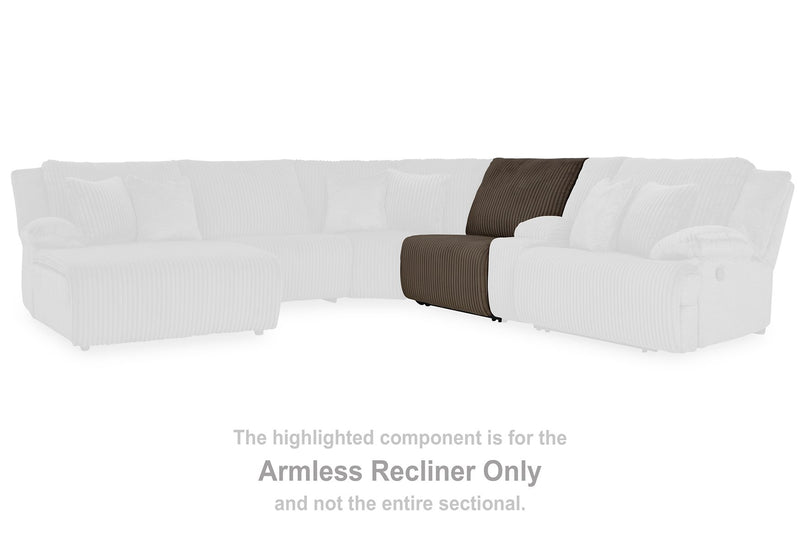 Top Tier Reclining Sectional with Chaise - Theo's Factory Direct Mattress & Furniture (Columbus, OH)