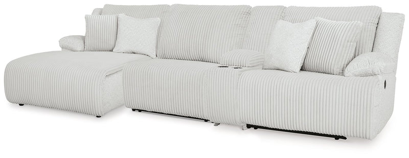 Top Tier Reclining Sectional with Chaise - Theo's Factory Direct Mattress & Furniture (Columbus, OH)