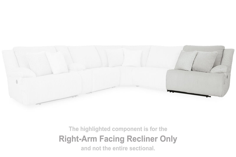 Top Tier Reclining Sectional with Chaise - Theo's Factory Direct Mattress & Furniture (Columbus, OH)