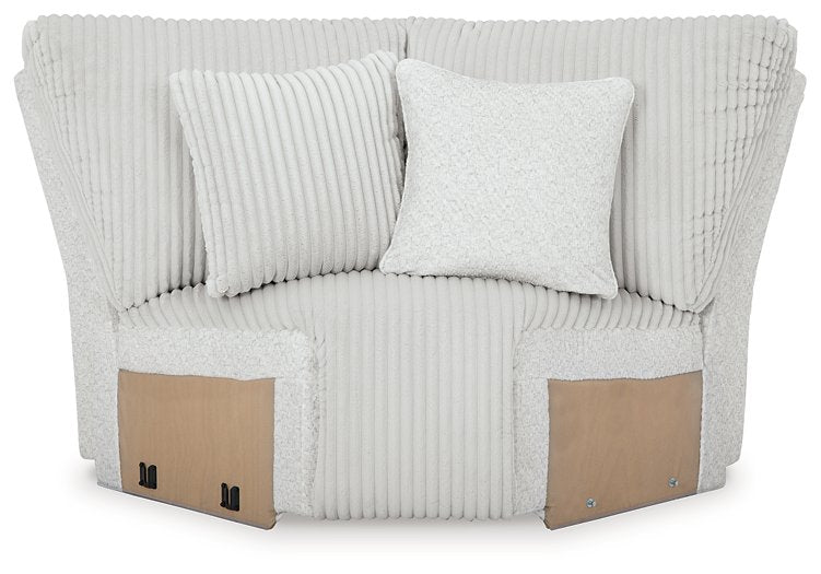 Top Tier Reclining Sectional with Chaise - Theo's Factory Direct Mattress & Furniture (Columbus, OH)