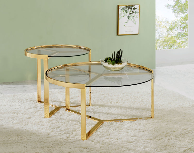 Delia Nesting Coffee Table - Theo's Factory Direct Mattress & Furniture (Columbus, OH)