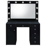 Acena Makeup Vanity Table with LED Mirror - Theo's Factory Direct Mattress & Furniture (Columbus, OH)