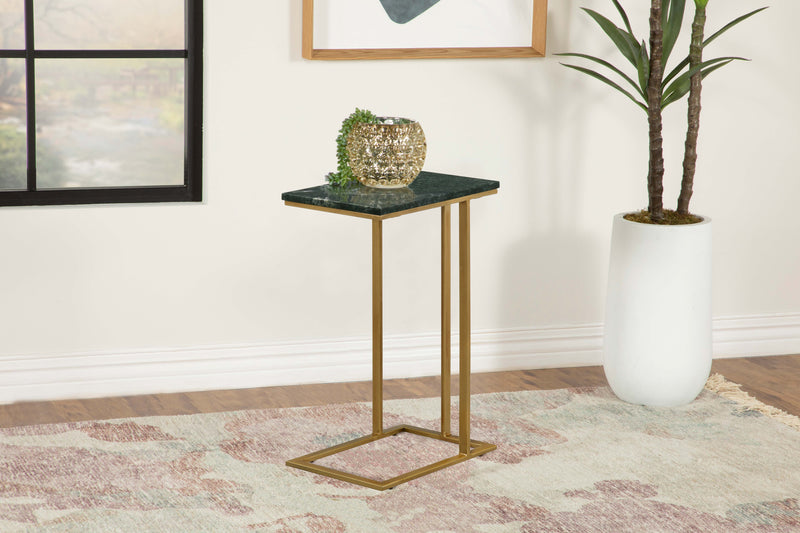 Vicente Accent Table with Marble Top Grey - Theo's Factory Direct Mattress & Furniture (Columbus, OH)