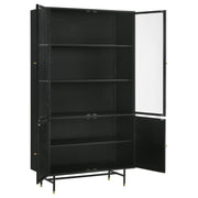 Santiago Tall Display Cabinet - Theo's Factory Direct Mattress & Furniture (Columbus, OH)