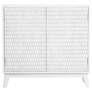 Gambon Rectangular 2-door Accent Cabinet White - Theo's Factory Direct Mattress & Furniture (Columbus, OH)
