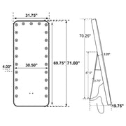 Canton Standing Mirror - Theo's Factory Direct Mattress & Furniture (Columbus, OH)