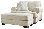 Monaghan Oversized Chair and Ottoman - Theo's Factory Direct Mattress & Furniture (Columbus, OH)