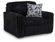 Midnight-Madness Oversized Chair - Theo's Factory Direct Mattress & Furniture (Columbus, OH)