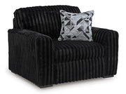 Midnight-Madness Oversized Chair - Theo's Factory Direct Mattress & Furniture (Columbus, OH)