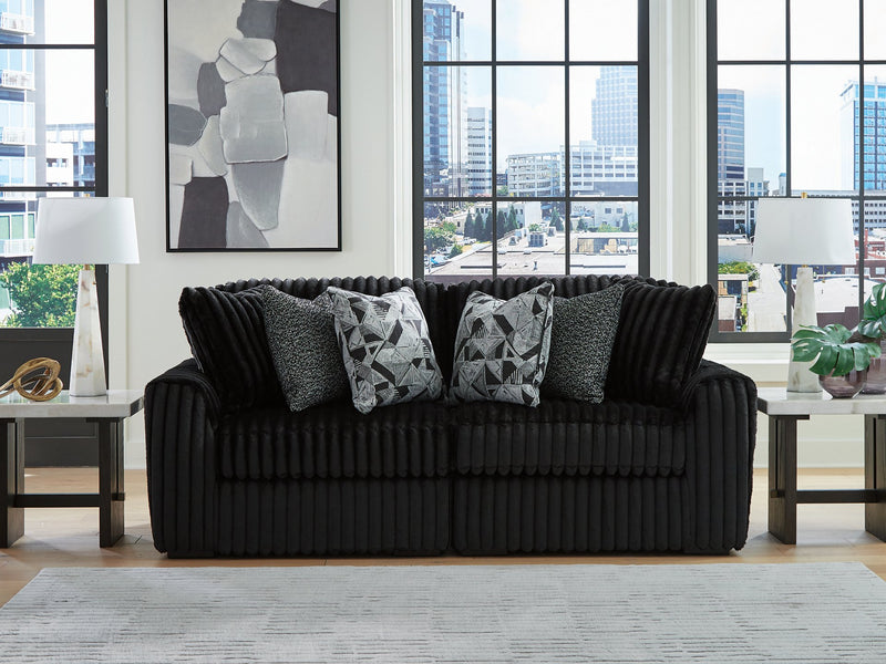 Midnight-Madness Sectional Sofa - Theo's Factory Direct Mattress & Furniture (Columbus, OH)