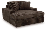 Midnight-Madness Oversized Chaise - Theo's Factory Direct Mattress & Furniture (Columbus, OH)
