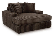Midnight-Madness Oversized Chaise - Theo's Factory Direct Mattress & Furniture (Columbus, OH)