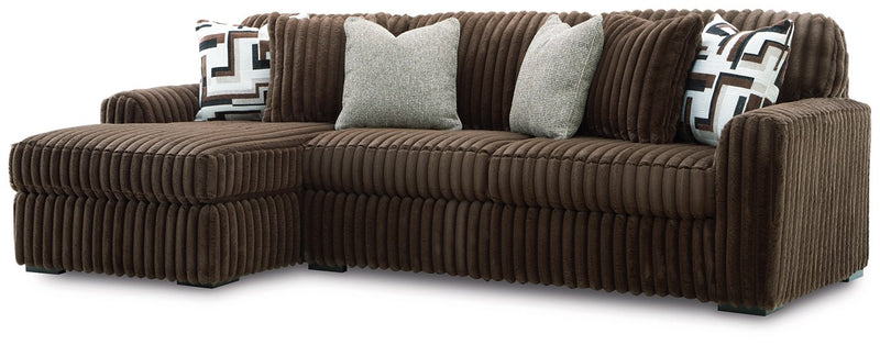 Midnight-Madness Sectional Sofa with Chaise - Theo's Factory Direct Mattress & Furniture (Columbus, OH)