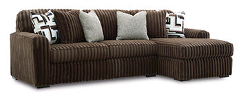 Midnight-Madness Sectional Sofa with Chaise - Theo's Factory Direct Mattress & Furniture (Columbus, OH)