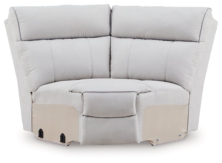 Social Pointe Power Reclining Sectional - Theo's Factory Direct Mattress & Furniture (Columbus, OH)