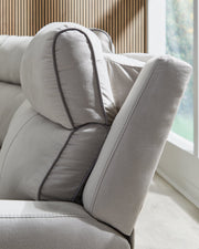 Social Pointe Power Reclining Sectional - Theo's Factory Direct Mattress & Furniture (Columbus, OH)