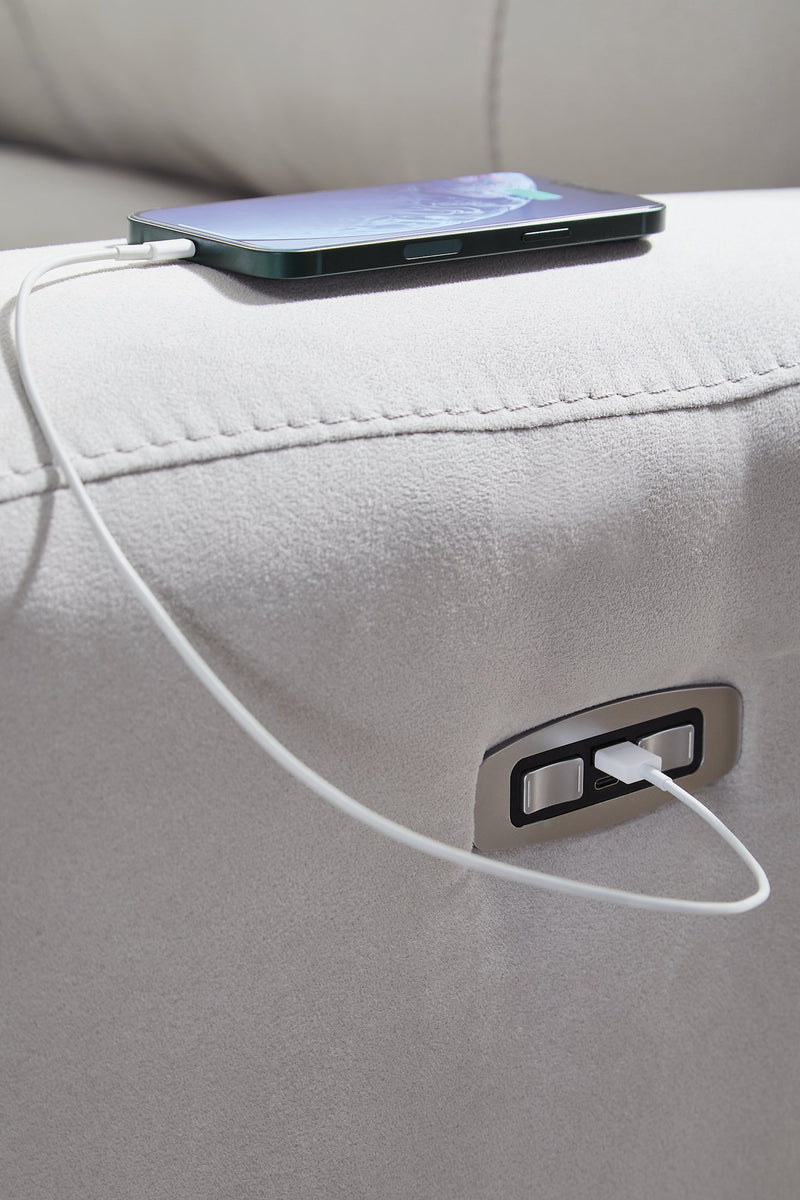 Social Pointe Reclining Loveseat - Theo's Factory Direct Mattress & Furniture (Columbus, OH)