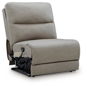 Narwhal Place Reclining Sectional with Storage Console - Theo's Factory Direct Mattress & Furniture (Columbus, OH)