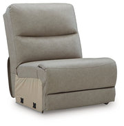 Narwhal Place Reclining Sectional with Storage Console - Theo's Factory Direct Mattress & Furniture (Columbus, OH)