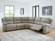 Narwhal Place Power Reclining Sectional - Theo's Factory Direct Mattress & Furniture (Columbus, OH)