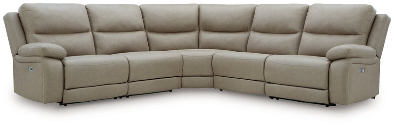 Narwhal Place Power Reclining Sectional - Theo's Factory Direct Mattress & Furniture (Columbus, OH)