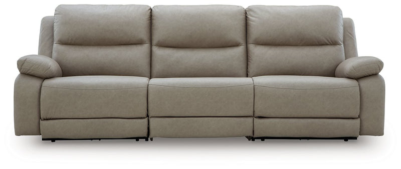 Narwhal Place Power Reclining Sectional - Theo's Factory Direct Mattress & Furniture (Columbus, OH)
