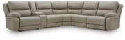 Narwhal Place Reclining Sectional with Storage Console - Theo's Factory Direct Mattress & Furniture (Columbus, OH)
