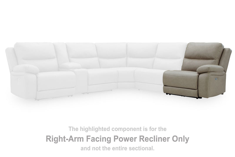 Narwhal Place Power Reclining Sectional - Theo's Factory Direct Mattress & Furniture (Columbus, OH)