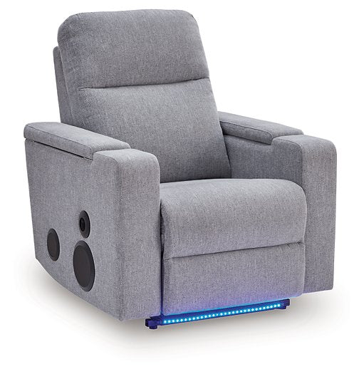 Pineland Power Glider Recliner with Audio System - Theo's Factory Direct Mattress & Furniture (Columbus, OH)