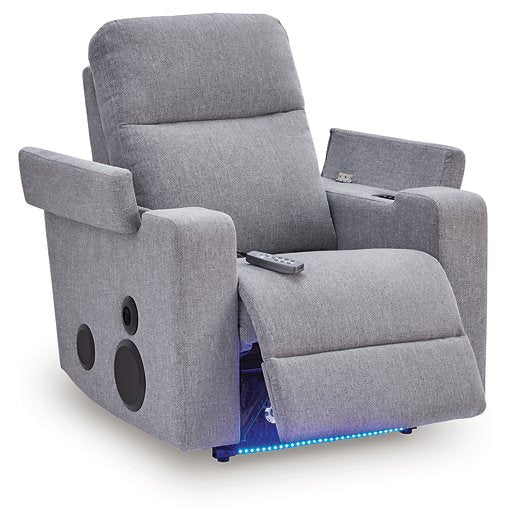 Pineland Power Glider Recliner with Audio System - Theo's Factory Direct Mattress & Furniture (Columbus, OH)