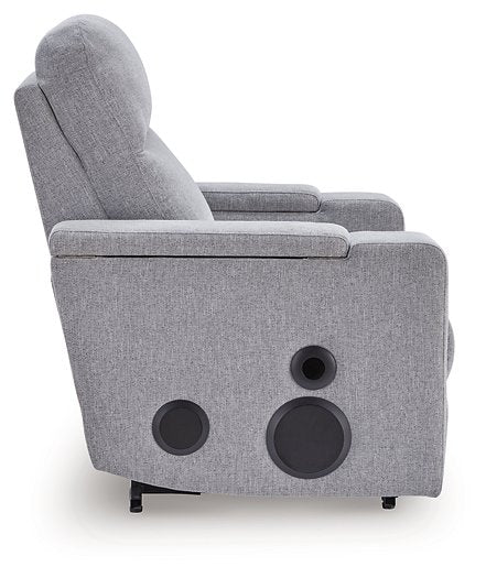 Pineland Power Glider Recliner with Audio System - Theo's Factory Direct Mattress & Furniture (Columbus, OH)