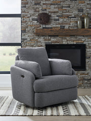 Alainmont Next-Gen Nuvella Swivel Power Recliner - Theo's Factory Direct Mattress & Furniture (Columbus, OH)