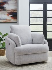 Alainmont Next-Gen Nuvella Swivel Power Recliner - Theo's Factory Direct Mattress & Furniture (Columbus, OH)