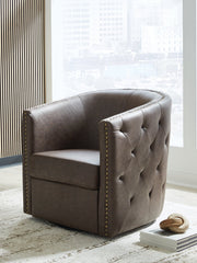 Brentlow Swivel Accent Chair - Theo's Factory Direct Mattress & Furniture (Columbus, OH)