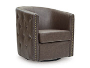 Brentlow Swivel Accent Chair - Theo's Factory Direct Mattress & Furniture (Columbus, OH)