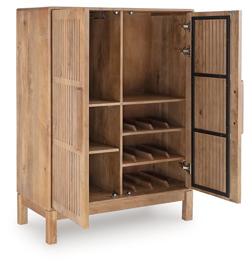 Pellamour Bar Cabinet - Theo's Factory Direct Mattress & Furniture (Columbus, OH)
