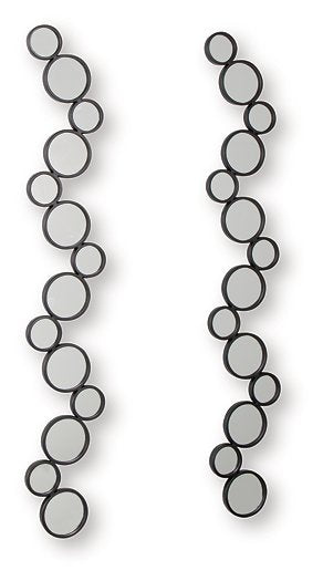 Vinler Accent Mirror Set (Set of 2) - Theo's Factory Direct Mattress & Furniture (Columbus, OH)