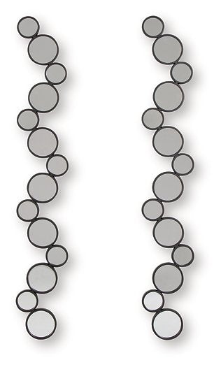 Vinler Accent Mirror Set (Set of 2) - Theo's Factory Direct Mattress & Furniture (Columbus, OH)