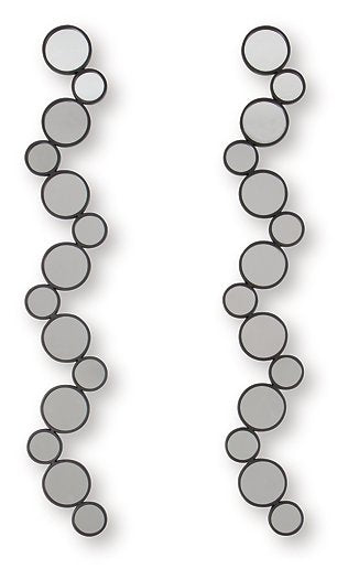 Vinler Accent Mirror Set (Set of 2) - Theo's Factory Direct Mattress & Furniture (Columbus, OH)