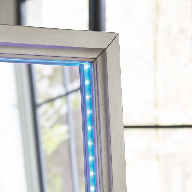 Evesen Floor Standing Mirror/Storage - Theo's Factory Direct Mattress & Furniture (Columbus, OH)