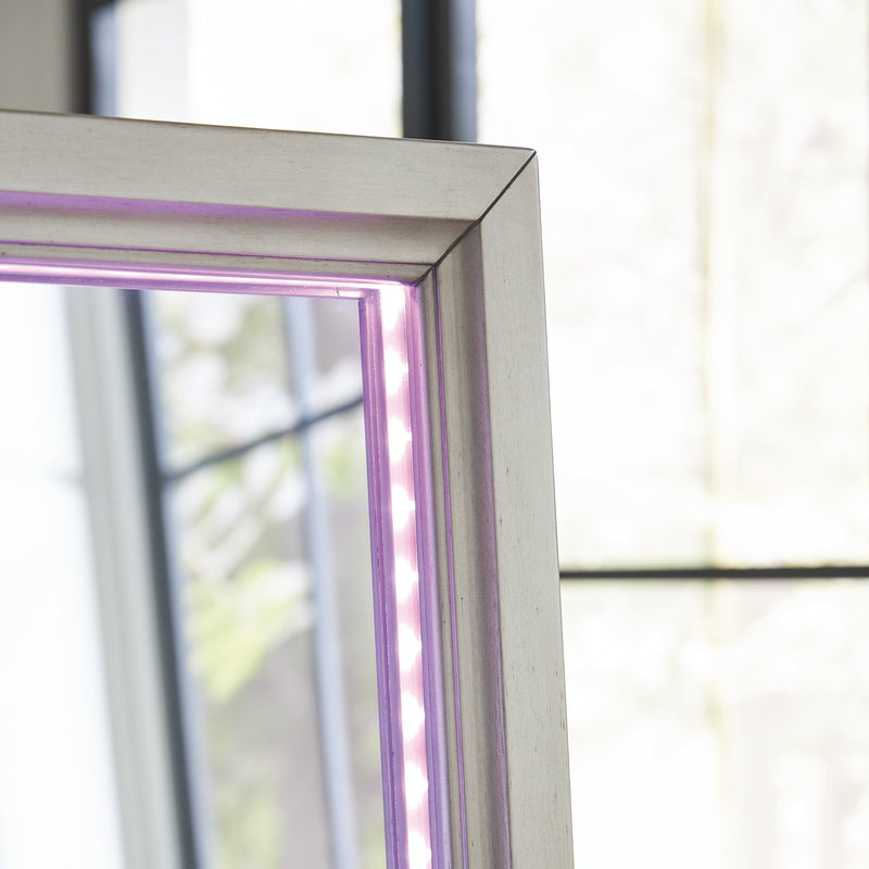 Evesen Floor Standing Mirror/Storage - Theo's Factory Direct Mattress & Furniture (Columbus, OH)